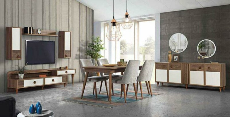 RTV lowboard Wohnzimmer Möbel Sideboard Wandregal Regal tv Schrank