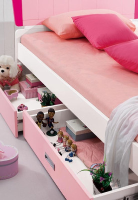 Set Tisch Bett Kleiderschrank Kommode 4tlg Komplett Jugendzimmer Kinderzimmer
