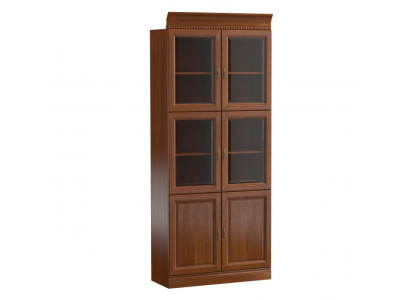 Klassische Schränke Schrank Vitrine Vitrinenschrank Glas Schrankwand Model BA-1