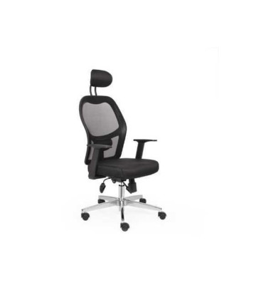Bürostühle Luxus Schwarz gepolstert Computer-Drehstuhl Möbel Chefsessel