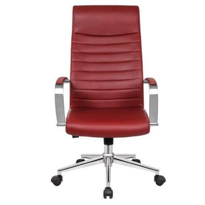 Kunstlederstuhl Design Polstersessel Rot Stühle Esszimmerstuhl Bürostuhl