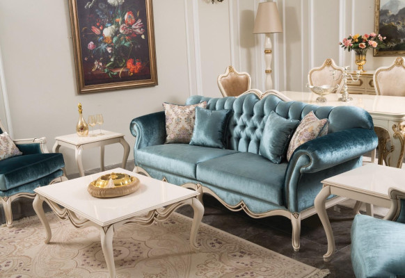 Sessel Sofas Sitz Stoff Wohnzimmer Textil Luxus Möbel Einsitzer Neu