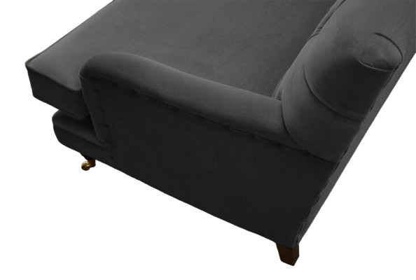 Chesterfield Sessel Couch Polster 1 Sitzer Design Couchen Textil Neu