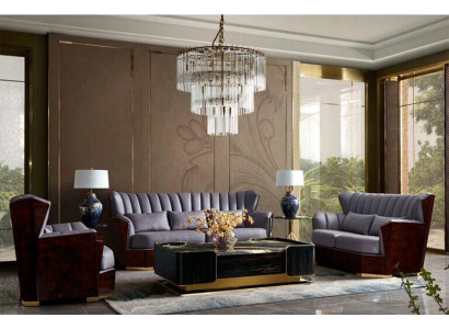 Sofagarnitur 321 Sitzer Set Design Sofa Polster Couchen Couch Modern