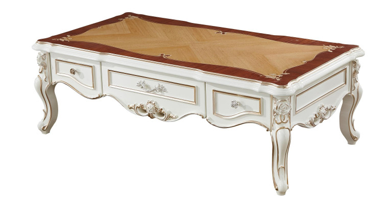 Couchtisch Weiß Luxus Elegantes Wohnzimmer Design Tische Klassische Möbel