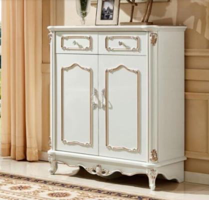 Kommode Schubladen Holz Sideboard Schrank Schränke Weiß Kommoden Wohnzimm
