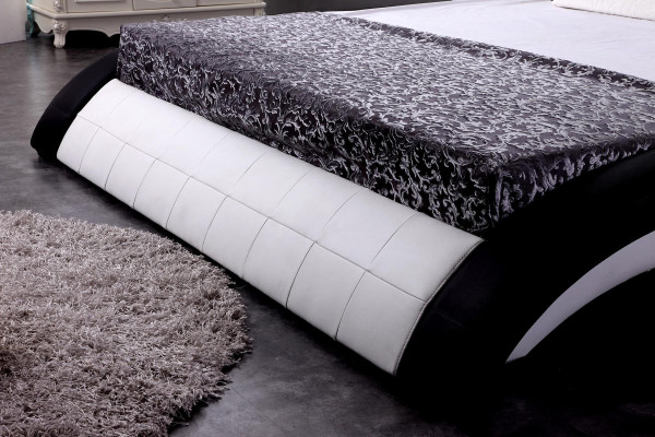 Bett Design Betten Digital USB Luxus Schlafzimmer Möbel Leder Doppel