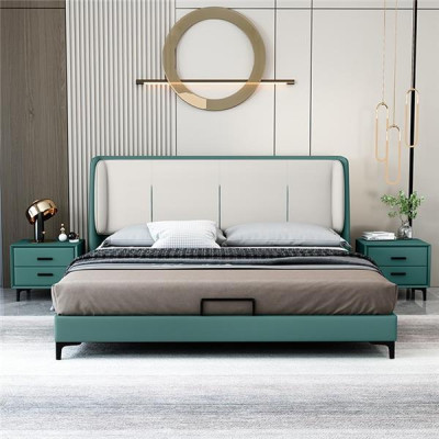 Betten Textil Hotel Luxus Polster Stoff Sitz Italien Designer Bett Schlafzimmer