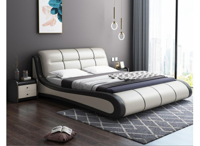 Luxus Polster Betten Textil Doppel Neu Schlafzimmer Design Bett Leder