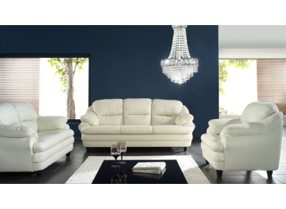 Kino Couch Dreisitzer Couch 3 Sitzer Polster Sofa Leder Sofas Couchen