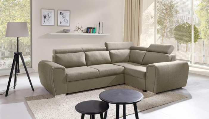 Sofa Schlafsofa Designer Sofa mit Bettfunktion - Bettkasten Ecksofa Couch Sofas