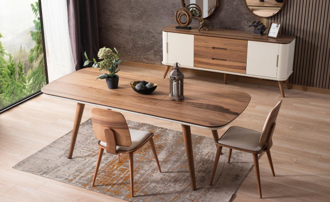 Esstisch Holz Esszimmer Moderne Wohnzimmer Küche Tische Design Tisch
