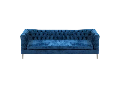 Modern Polstermöbel Sofa Dreisitze Couch Einrichtung Chesterfield Textil Stoff