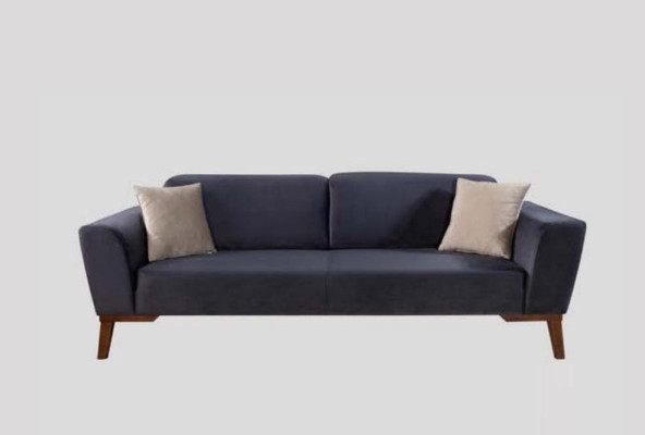Sofagarnitur 3+3+1 Sitzer Sofa Couchgarnitur Textil Sessel Wohnzimmer