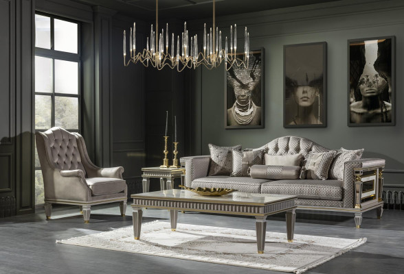 Couchtisch Weiß Beistelltisch Kaffeetisch Design Elegantes Wohnzimmer Tische Neu
