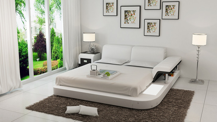 Luxus Multifunktions Wasserbett Doppel Bett Wasser Betten Polster 200x200 + USB