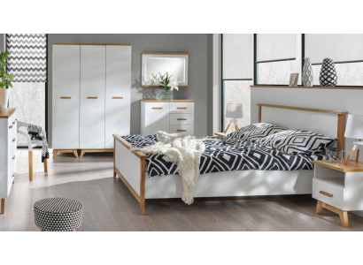 Schlafzimmer Kleiderschrank 3 türiger Holz Wandschrank Schrank Kleiderschränke