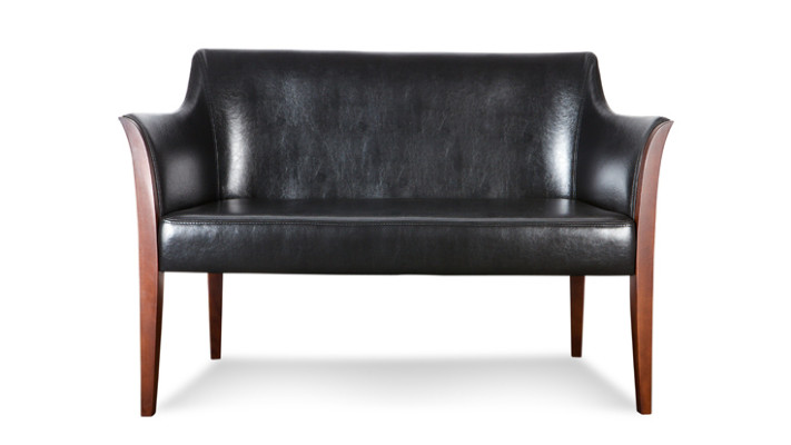 Sofa Couch Design Couch Polster Leder Modern Zweisitzer Sitzer Bank 2 Sitzer