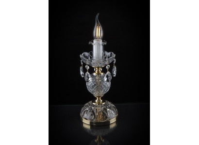 Tischleuchte Tisch Lampe Leuchten Kronleuchte Kristall Lampen Antik Stil Leuchte