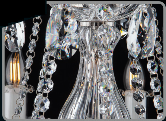 Kristall Nachttisch Schreibtisch Lampe Tischlampe Lampe Leuchte Tisch Bohemia