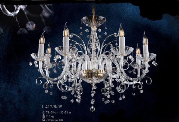 Lampe Luster Hänge Lampen Kronleuchter Leuchte Decken Kristall Leuchten Bohemia