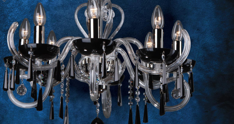 Lampe Luster Kristall Leuchten Decken Hänge Lampen Kronleuchter Leuchte Bohemia