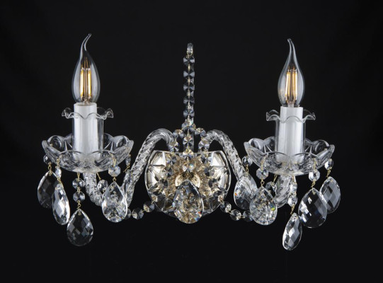 -Wandleuchte Luster Bohemia Antik Stil Lampen Wandlampe Lampe Wand Kronleuchter