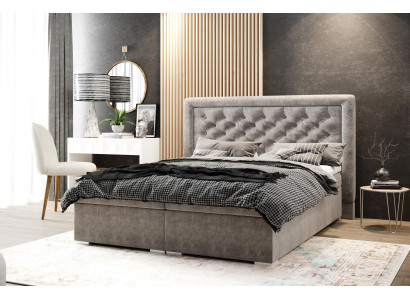 Schlafzimmer Chesterfield Boxspring Bett Doppel Betten Polster Kasten Funktion