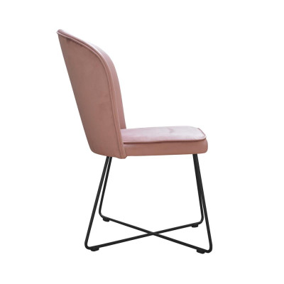 Design Stuhl Sitz Praxis Ess Zimmer Stühle Textil Stoff Polster Warte Kanzlei