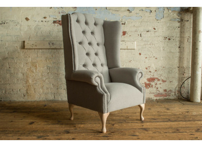 Chesterfield Ohrensessel Sofa Sessel  Polster Lehn Stuhl Wohnzimmer Relax Club