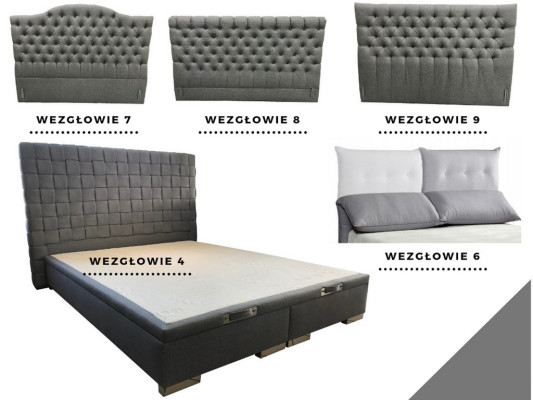 Luxus Schlafzimmer Bett Polster Design Luxus Doppel Hotel Betten 140x200cm Neu