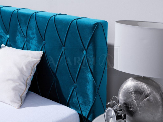 Bett Polster Design Luxus Doppel Hotel Betten Ehe 160 x 200cm Schlaf Zimmer Samt