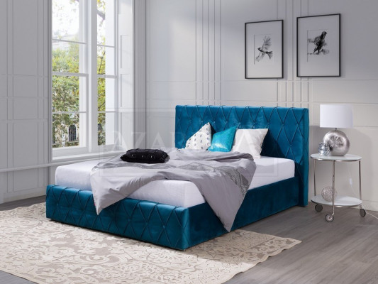 Bett Polster Design Luxus Doppel Hotel Betten Ehe 160 x 200cm Schlaf Zimmer Samt