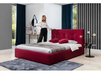 Polsterbett Betten Bett Polster Designer Hotel Doppel Luxus Design 180x200cm Neu