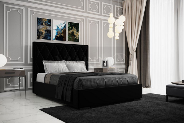 Polsterbett Betten Bett Polster Designer Hotel Doppel Luxus Design 160x200cm Neu