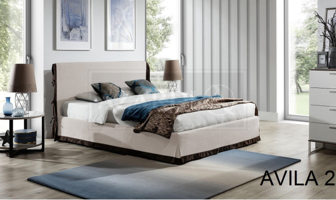 Polsterbett Betten Bett Polster Leder Designer Hotel Doppel Luxus Landhaus Neu