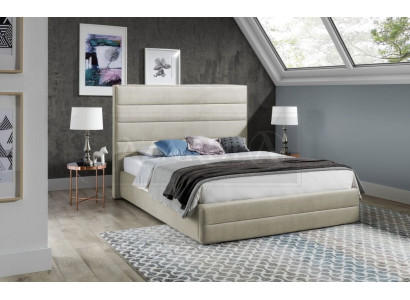 Luxus Schlafzimmer Bett Polster Design 160x200cm Doppel Hotel Betten Textil Neu