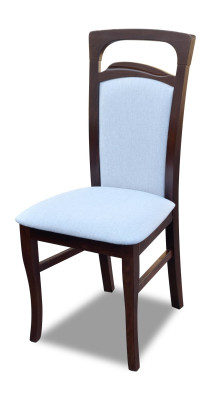 Stuhl Lehnstuhl Modern Design Möbel Luxus Esszimmer Stühle Küche Holz Textil