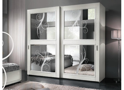 Kleiderschrank Schiebetüren Schrankwand Schränke Schrank Holz Italienische Möbel