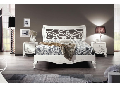 Schlafzimmer Bett Nachttisch Garnitur Gruppe Betten Doppel Bettgestell 3tlg. Neu