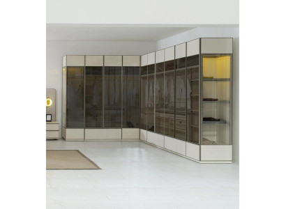 Schlafzimmer Eckschrank Holz Möbel Neu Beige Schrank im Schlafzimmer