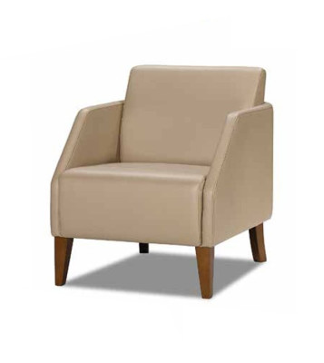 Beiges Wohhnzimmer Lederset Designer 3-Sitzer Exklusiver Sessel 2tlg