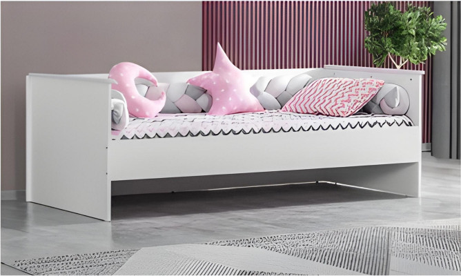 Bett Kinderbett Holzbett Funktionsbett Ausziehbares Holz Mehrfarbig Neu