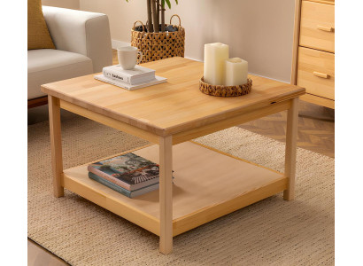 Beiger Holz Couchtisch Moderner Wohnzimmer Kaffeetisch Designer Möbel
