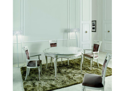 Italienische Möbel Esstisch Holz Luxus Tisch Design Tische Esszimmer 140x79cm