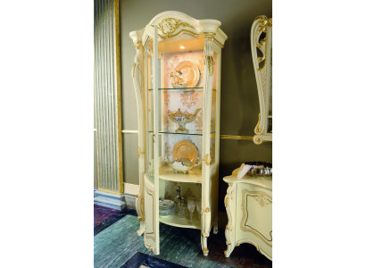 Kommoden Schränke Glas Design Schrank Barock Rokoko Vitrine Kommoden Vitrinen