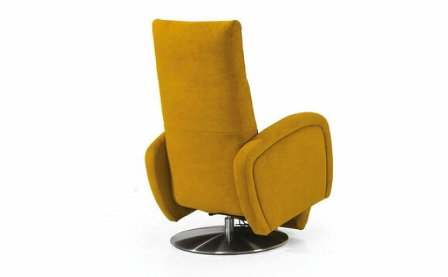 Sessel Lounge Designer Stuhl Polster Sofa 1 Sitzer Relax Drehbar Fernseh Stoff