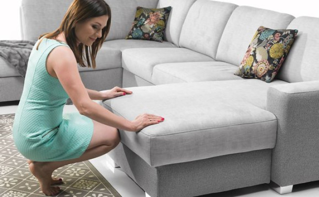 Multifunktions-Designer-Schlafsofa Eckform D für Wohnzimmer