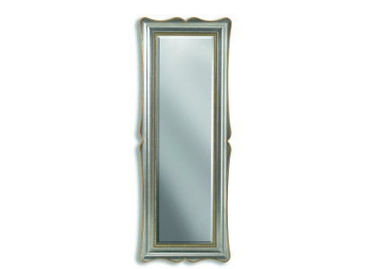 Klassischer Wandspiegel Holzrahmen Spiegel Möbel Neu 95x185 Glas Design Rahmen