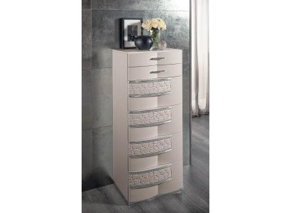Kommode Sideboard Kommoden Hohe 6 Schubladen Hochschrank Schrank Anrichte Möbel